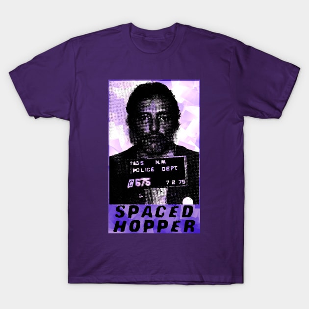 Spaced Hopper violet T-Shirt by Spine Film